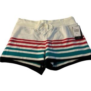 PL Movement White Striped Shorts